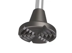 Ergonomic 19mm TPU Crutch Grip Tip