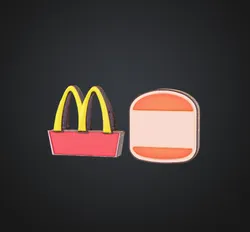 Fast Food Signs  (No Lettering)