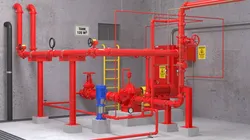 Fire Pump Room - v2 3D model