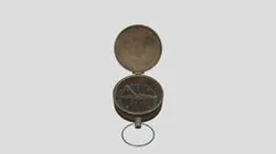 GLTF vintage-style direction compass