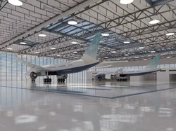 Hangar boeing 3D model