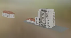 Hotel Carpati - Lost Historic Landmark from Brasov 3D model