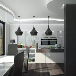 Kitchen Dining And Living Room 3D model