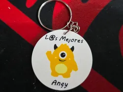 Llavero de Monstruo Lindo con Nombre - Personalizable - Modelo de impresión 3D gratuito