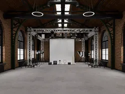 Loft Photo Studio scene 2 3D model