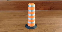 Montreal orange traffic / construction cone pen holder