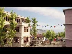 Mountain Village Collection Low-poly 3D model