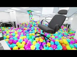 Office Interior V4 - Modern Open Space Workplace Environment 3D model