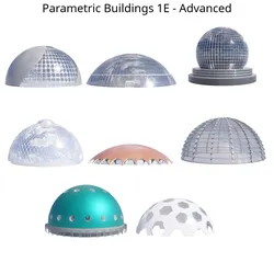 Parametric Building Collection 1E 2Advanced 3D model