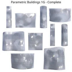 Parametric Building Collection 1G 99Complete 3D model