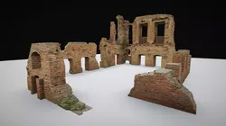Ruins of the palace - package 3D model