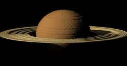 Saturn scaled one in 500 million