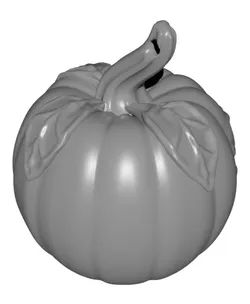 Scary Pumpkin Keychain