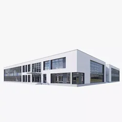 school Low-poly 3D model