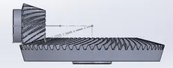 Spiral Bevel Gear Set (Pinion & Crown Gear)