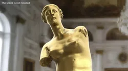 Statue of Venus de Milo Gilded 3D model