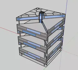 Triangle Tower 3D model