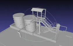 truck fueling station