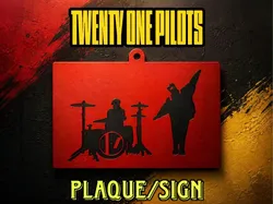 Twenty One Pilots placa/señal de brecha de Clancy - Modelo de impresión 3D gratuito