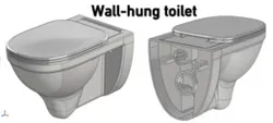 Wall-hung toilet