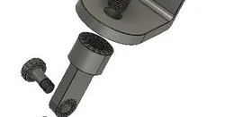 Wall mount bracket 360 degree rotating with steps