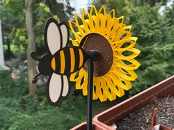 Bee Windmill - Free 3D Print Model