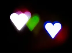 Bokeh Lens Cover - Heart