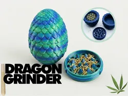 GRINDER DRAGON EGG - Free 3D Print Model