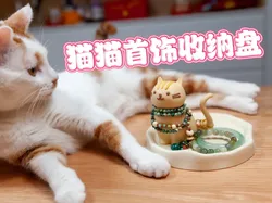Kitty Jewelry Storage Tray - Free 3D Print Model