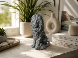 Majestic Lion-Detailed 3D Printable Statue