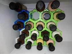 Modular Hex Bottle Rack