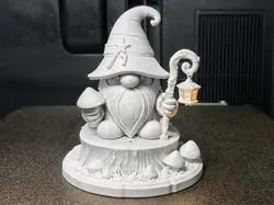 Mystic Wizard Gnome – Detailed Fantasy 3D Print - Free 3D Print Model