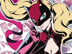 P5 PANTHER Ann Takamaki Multicolor Plate Art Lumina 5 Colors - Free 3D Print Model