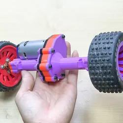 Rear axle metal gearbox Brush