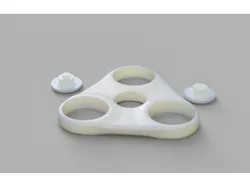 small size triangular fidget spinner for kids