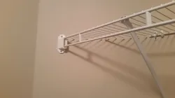 45 Degrees end wall bracket for wire shelving