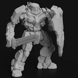 BL-X-KNT Black Knight "Red Reaper" for Battletech