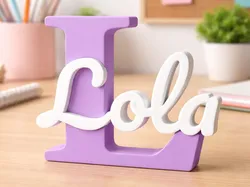 Decorative Lola Name NO AMS - Free 3D Print Model