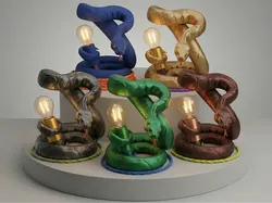 Python Lamp - Free 3D Print Model