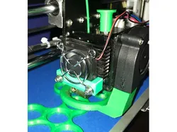 Anet A8 40mm to 30mm fan adapter