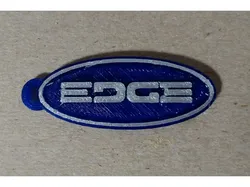 Ford Edge Ambigram Keyring