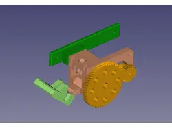 Geared Bowden Extruder for MK7