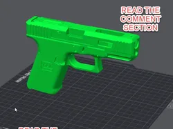 glock 19 gen 3 frame basic prop - Free 3D Print Model - Free 3D Model ...