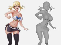 Lucy Heartfilia - Free 3D Print Model