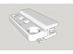 Tools holder on table edge.