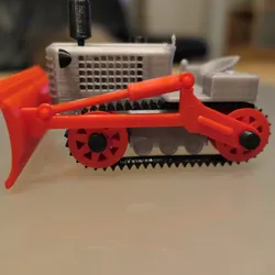Vintage bulldozer