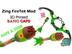 Zing Bangers:  Extra Loud Bang Cap Firetek Arrows