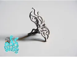 butterfly ring abstract