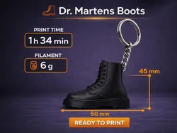 Dr.Martens Boots Keychain - Free 3D Print Model