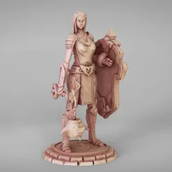 Female human paladin